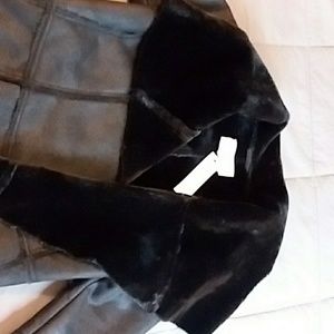 Casual black women's jacket. Cupcakes and Cashmere